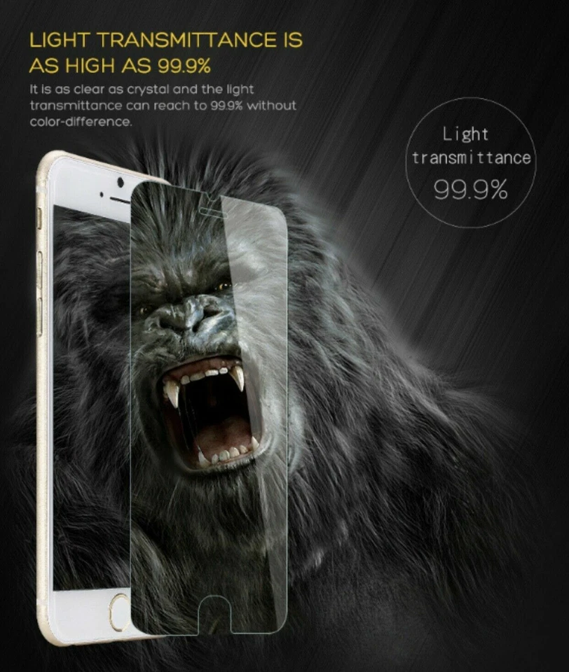 Real Tempered Glass Screen Protector Premium For iPhone 11 XSmax/XR/XS/X/8/7/6 - Image 4 of 4