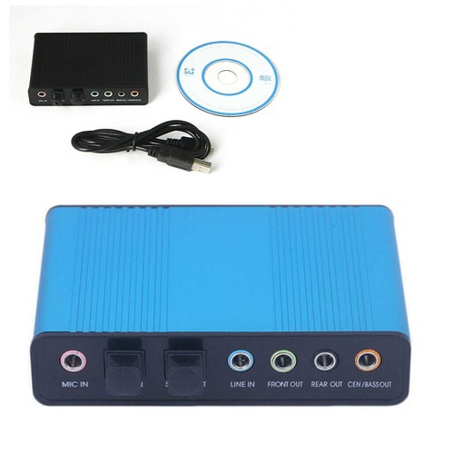 Optical External 6 Channel 5.1 Audio Output Adapter Sound Card USB SPDIF for PC - Picture 15 of 21