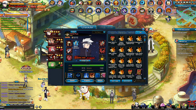 Naruto Online Eng Account S2244 200k+ power (Killer Bee Tailed Beast Chakra)