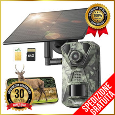 ✅ FOTOTRAPPOLA PROFESSIONALE PANELLO SOLARE ✅ Fotocamera caccia visione notturna
