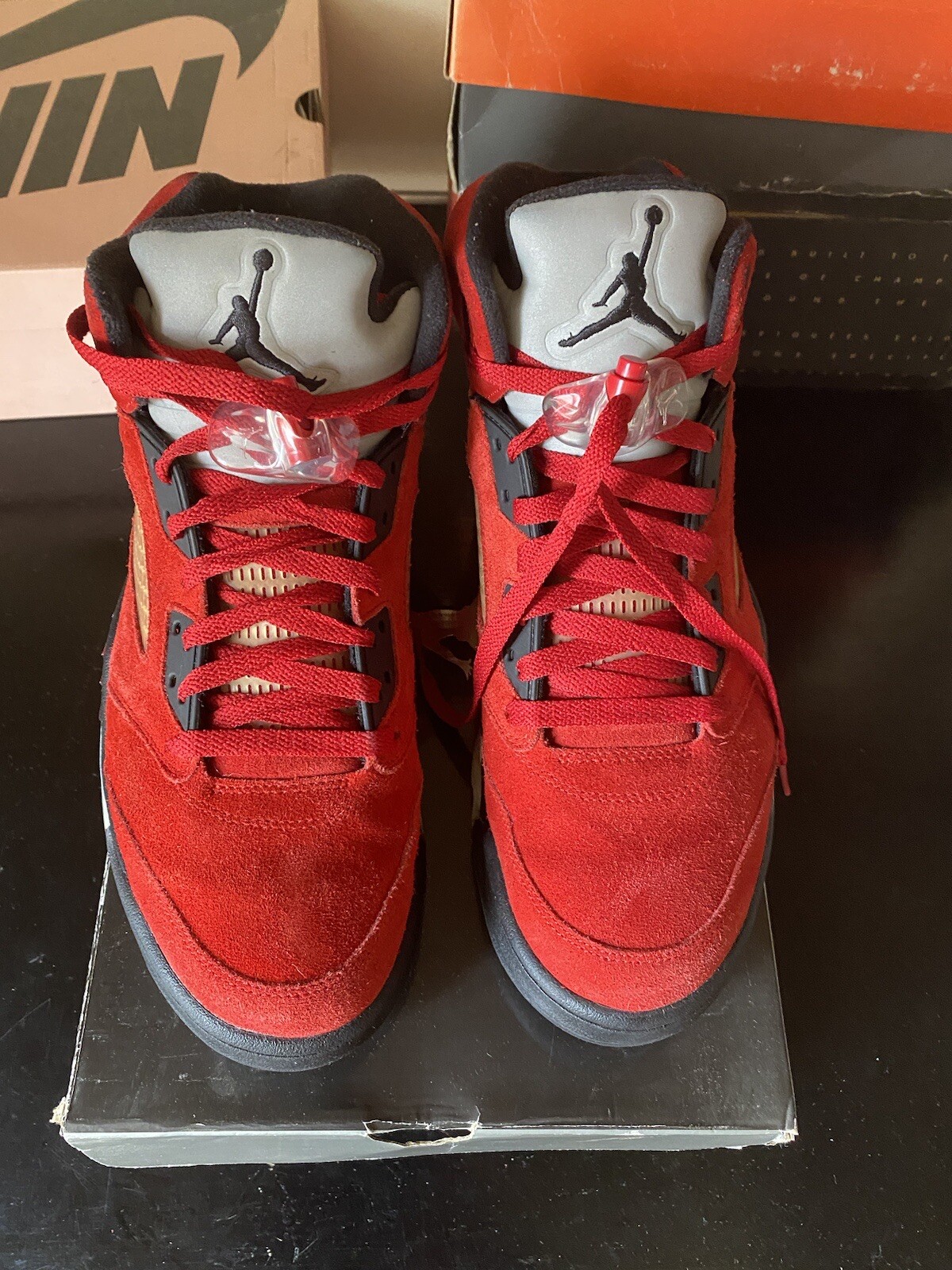 OFF WHITE X NIKE 2008 Nike Air jordan 5 V Raging Bull Toro Red 136027 601 III X off White supreme