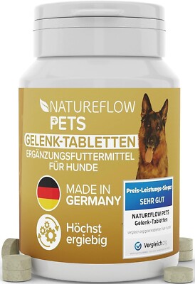 Joint tablets for dogs   Test VERY GOOD Made in Germany with green-lipped mussel