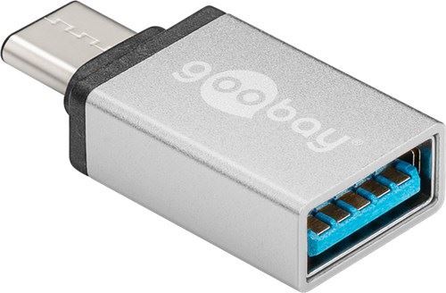 Goobay USB-C adapter silver USB-C plug to USB 3.0 jack (Type A) (56620)