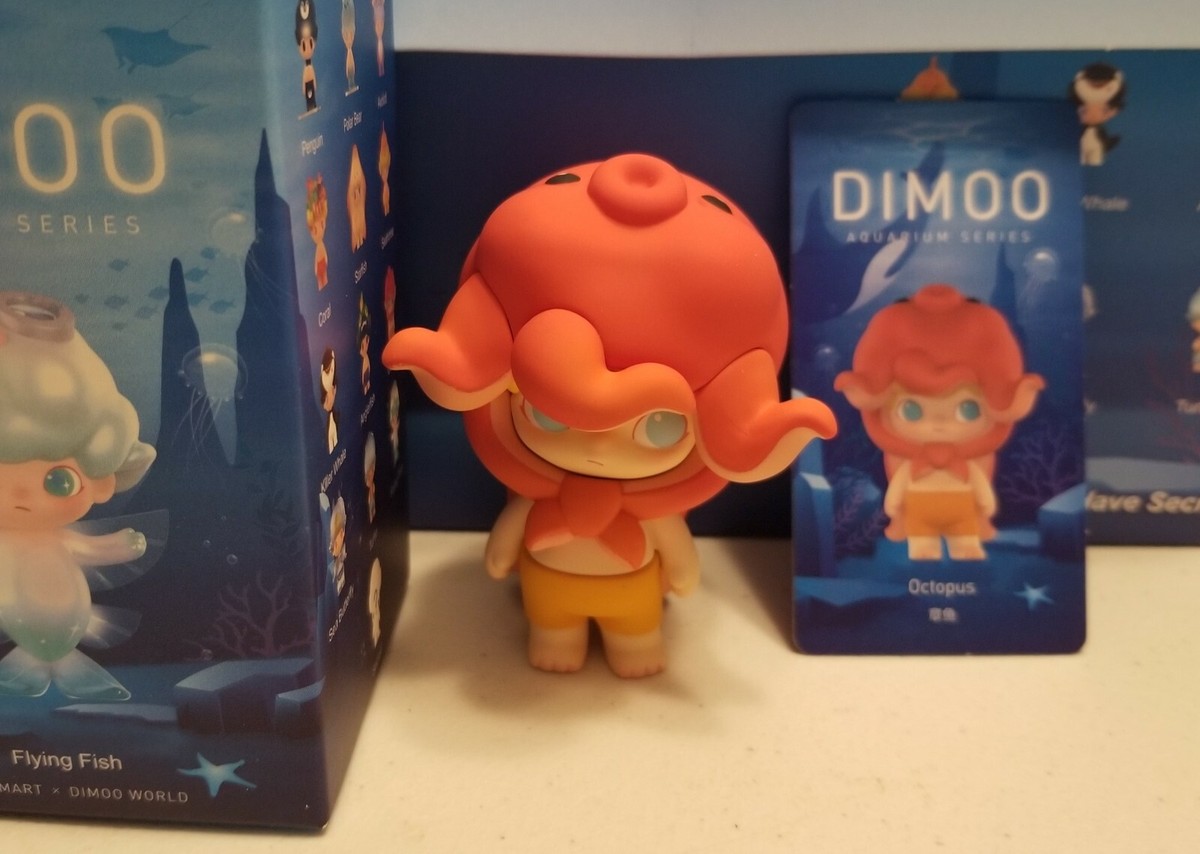 Popmart アートトイ 人魚 フィギュア Pop Mart Dimoo World Aquarium Series Octopus Mystery Mini Vinyl
