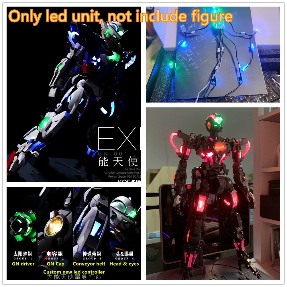 ロボット PG GUNDAM EXIA LED UNIT KOSMOS APP remote colorful RGB LED Unit for PG 1/60 GN-001 EXIA