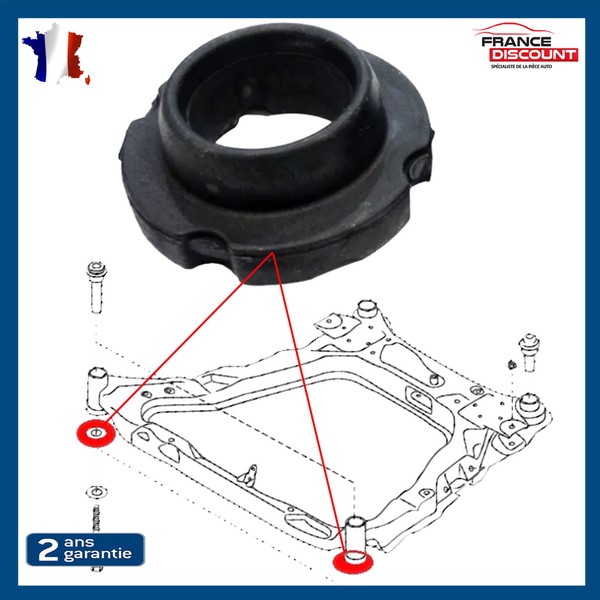 Silentblock Motorlager Vorne FüR Renault Koleos I 2.0 Dci 54400JY20A-image
