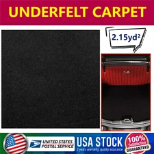 Automotive Carpet Under-felt Trunk Liner Interior Upholstery Replacement40x70''