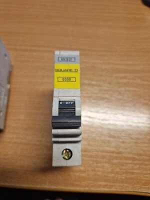 Square D QOE MCB 32 Amp Single Pole Qwikline Breaker Type B 32A QO132EB6 6000