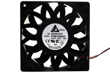 Delta IP55 120mm x 25mm DC 24V Dust Protected, Water Resistant FFB1224HH-T500