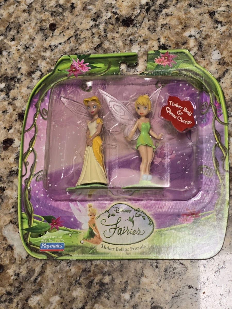 DISNEY FAIRIES TINKER BELL & QUEEN CLAIRION PLAYMATES NEW
