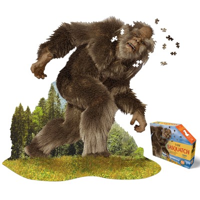 Madd Capp Sasquatch 1000 Piece Jigsaw Puzzle   7005 - Unique Shaped Border, Delu