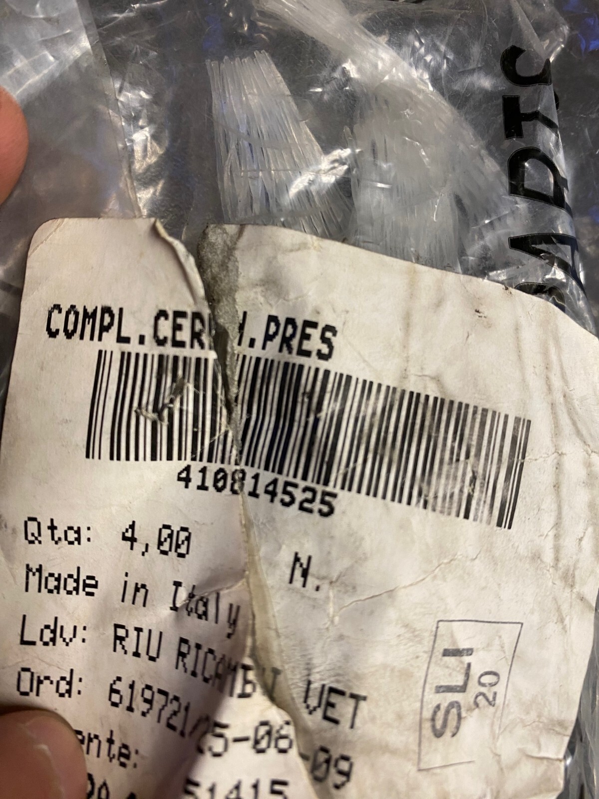 NOS Lamborghini Murcielago Bat Wing Hinge, P/N 410814525