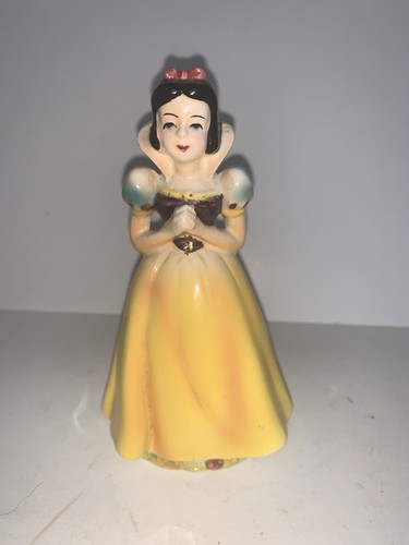 Vintage WALES Porcelain Walt Disney SNOW WHITE Figurine 1960's Japan - Photo 1 sur 8