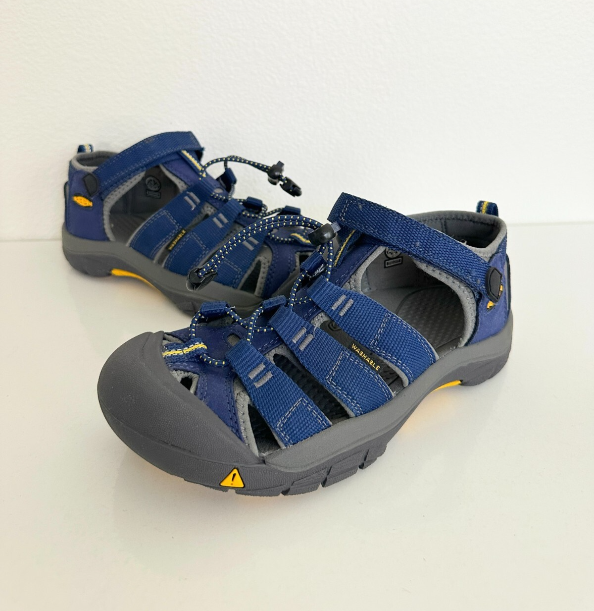 Sandali da trekking Keen Newport H2 cinturino regolabile blu grigio impermeabili uomo taglia 5
