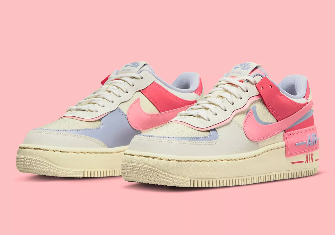 Nike Air Force 1 Shadow Sail Coconut Milk Pink DV7449-101 sz 12