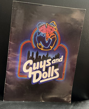GUYS AND DOLLS - VINTAGE Australia. THEATRE PROGRAM - 1980s Souvenir Booklet