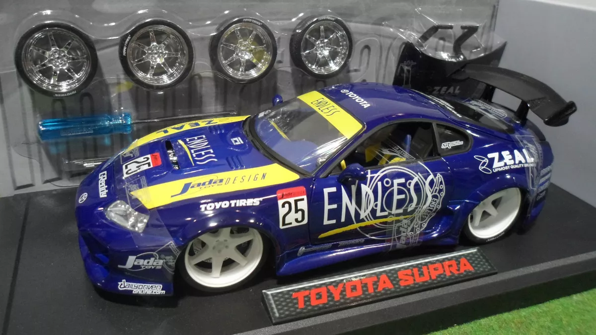 TOYOTA SUPRA TUNING 1/18 JADATOYS IMPORT RACER 63004 voiture miniature  collectio