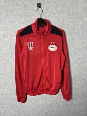 Vintage 00s Umbro PSV Eindhoven Football Training Track Top Jacket Size S