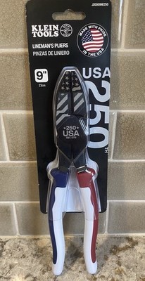 Klein Tools 250th Anniversary Limited Edition 9'' Lineman s Pliers - USA Made