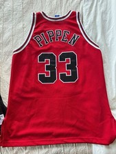 Chicago Bulls Scottie Pippen Champion NBA Vintage Jersey 48 XL Authentic