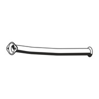 Ernst Abgasrohr Auspuffrohr FüR Peugeot 206 1.1I 1.4I 1.6I 60/75/89 PS Mitte
