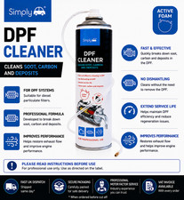 DPF Cleaner Diesel Spray Filter Cleaner Particulate  EGR 500ml Foam Action