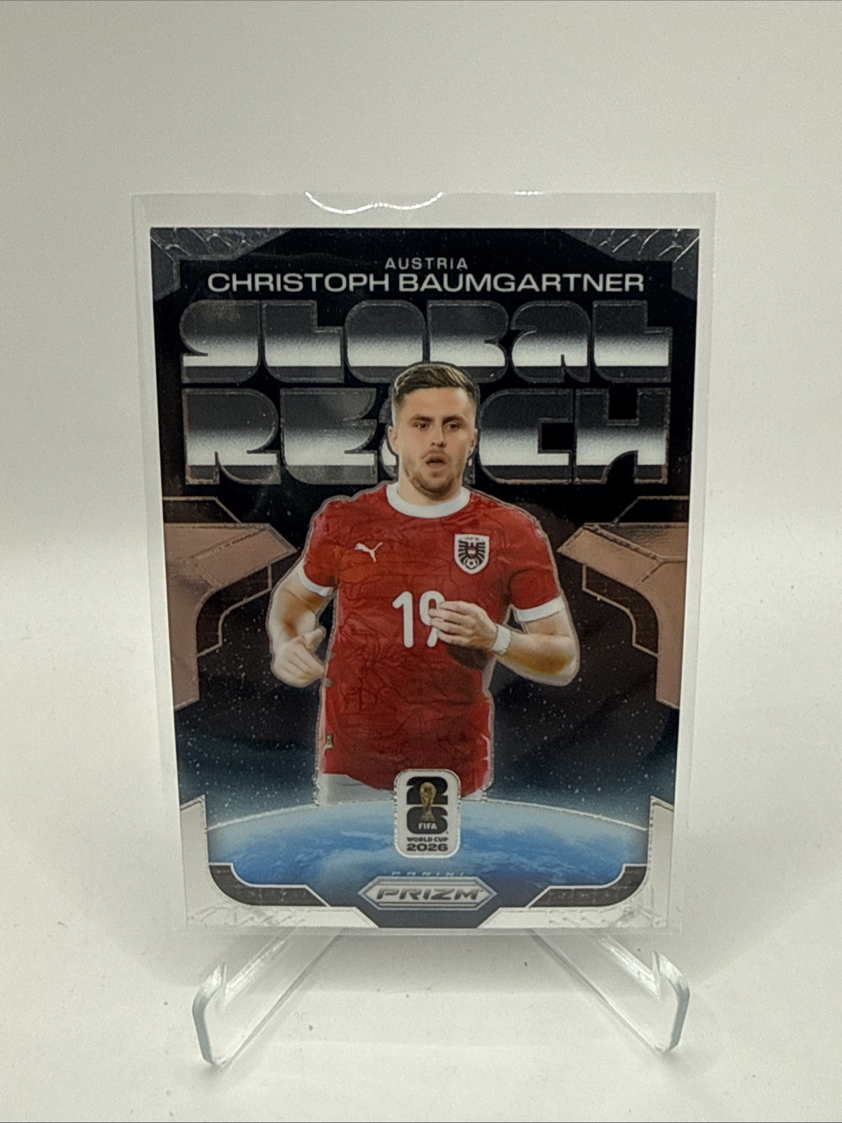 Panini Prizm 2026 FIFA World Cup Christoph Baumgartner Global Reach #5 Austria