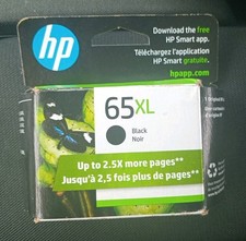 Genuine HP 65XL Black Ink Cartridge N9K04AN High Yield New Exp 02/24 sealed