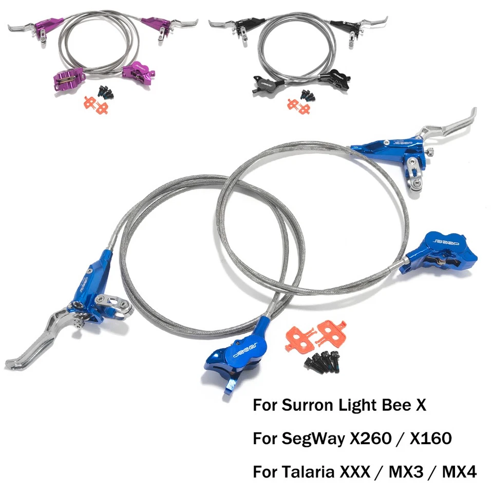 TARAZON 1 Set Front & Rear Brakes Kits For Talaria XXX / MX3 / MX4 E-Bike Color Option