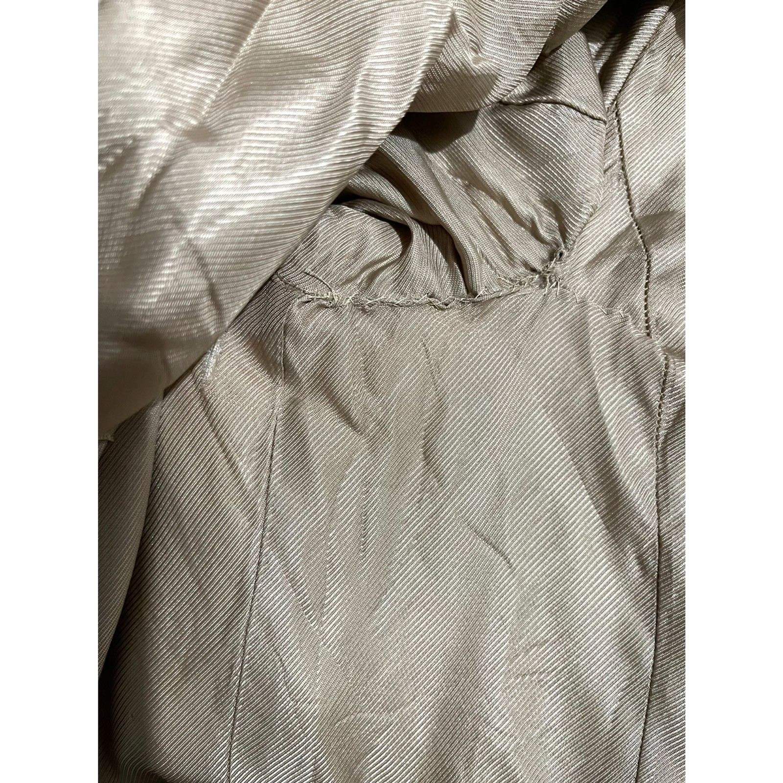 Zara Basic peacoat neutral beige full zip winter … - image 5