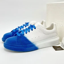 Size 47 (14 US) Alexander Mcqueen Fuzzy Toe ' Blue White ' | GOOD CONDITION!