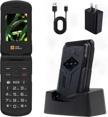 M10 Flip Phone, 4G LTE Unlocked - T-Mobile Compatible, Dual SIM, IP68 Waterproo