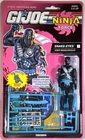 NINJA FORCE SNAKE EYES V 5 — 1993 GI Joe Unopened Card Vintage O-Ring 1:18 Scale