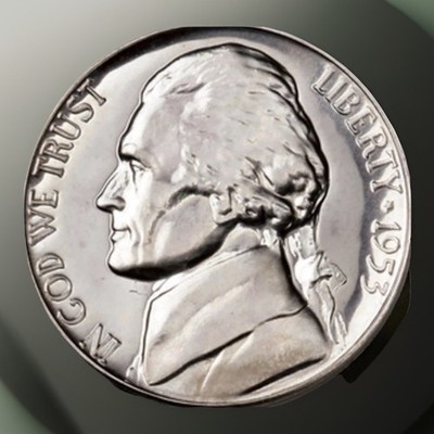 1953 Jefferson Nickel Gem Proof Coin FAST SHIPPING