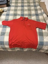 BUDWEISER Short Sleeve Red Polo Shirt Men's Size XL Outer Banks Made in USA