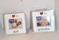 Grandma & Aunt Set Frames. Mother's Day Birthday Gift. 3x2.5" Magnets. NIB