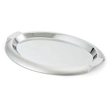 Vollrath 82062 Stainless Serving Tray 21-1/8"Wx15-1/2"D, Oval