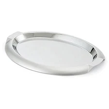 Vollrath 82062 Stainless Serving Tray 21-1/8"Wx15-1/2"D, Oval