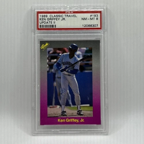 Ken Griffey Jr. Rookie Classic Travel SP 1989 Classic Baseball #193 PSA 8 NM