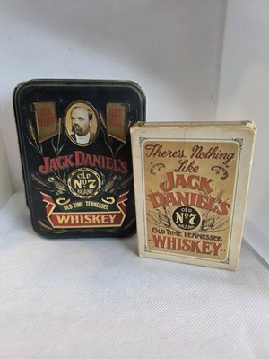 JACK DANIELS PLAYING CARDS WITH TIN