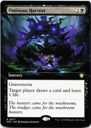 Ominous Harvest (Extended Art) #77 - Commander: Secrets of Strixhaven