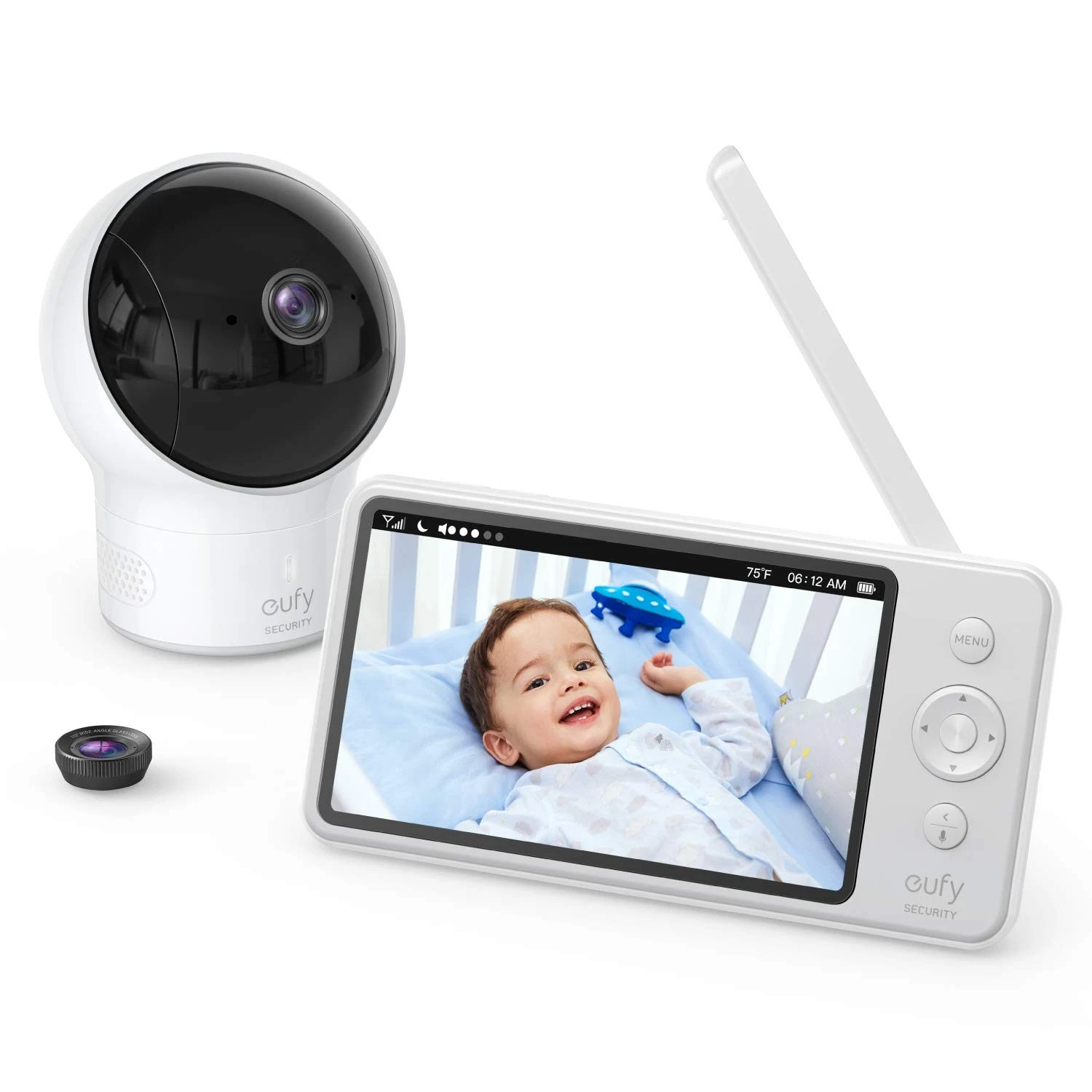 eufy E110 Video Baby Monitor 720P Security Camera 5"Display Lullaby Night Vision Review