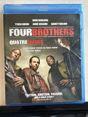 Four Brothers (Blu-ray Disc, 2008, Canadian) Mark Wahlberg Rare OOP Action