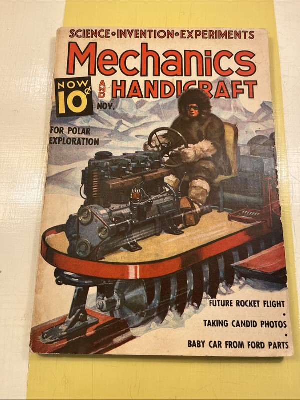 MECHANICS AND HANDICRAFTS MAGAZINE-------NOVEMBER 1937