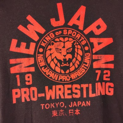 New Japan Pro-Wrestling tshirt mens M Medium black SPLX graphic