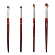 Professional Eyeshadow Brush Set - 4PC for Precise Makeup Placement Blending