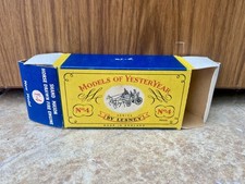 MATCHBOX LESNEY YESTERYEAR Y4-2 SHAND MASON FIRE ENGINE TYPE C BOX