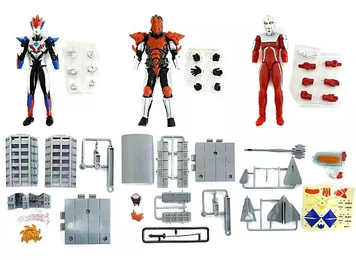 Ultraman Trading Figure Set of 6 Chodo Ultraman 3 Complete Collection