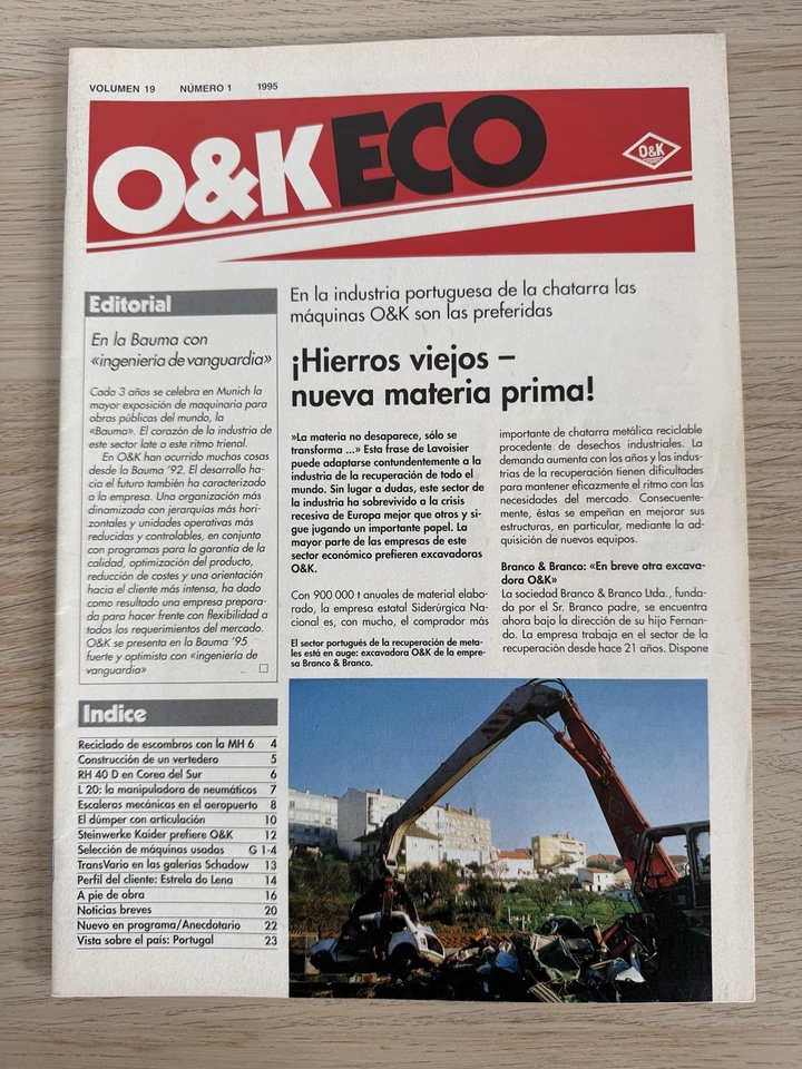 O&K Eco (Echo) Magazin Ausgabe 1, 1995 - Bild 1 von 2