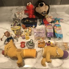 Vintage Bulk Toy Lot McDonald  s Happy Meal Toy Burger King Toys  More